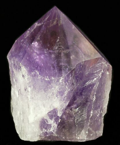 Polished Amethyst Crystal Point - Brazil #46055
